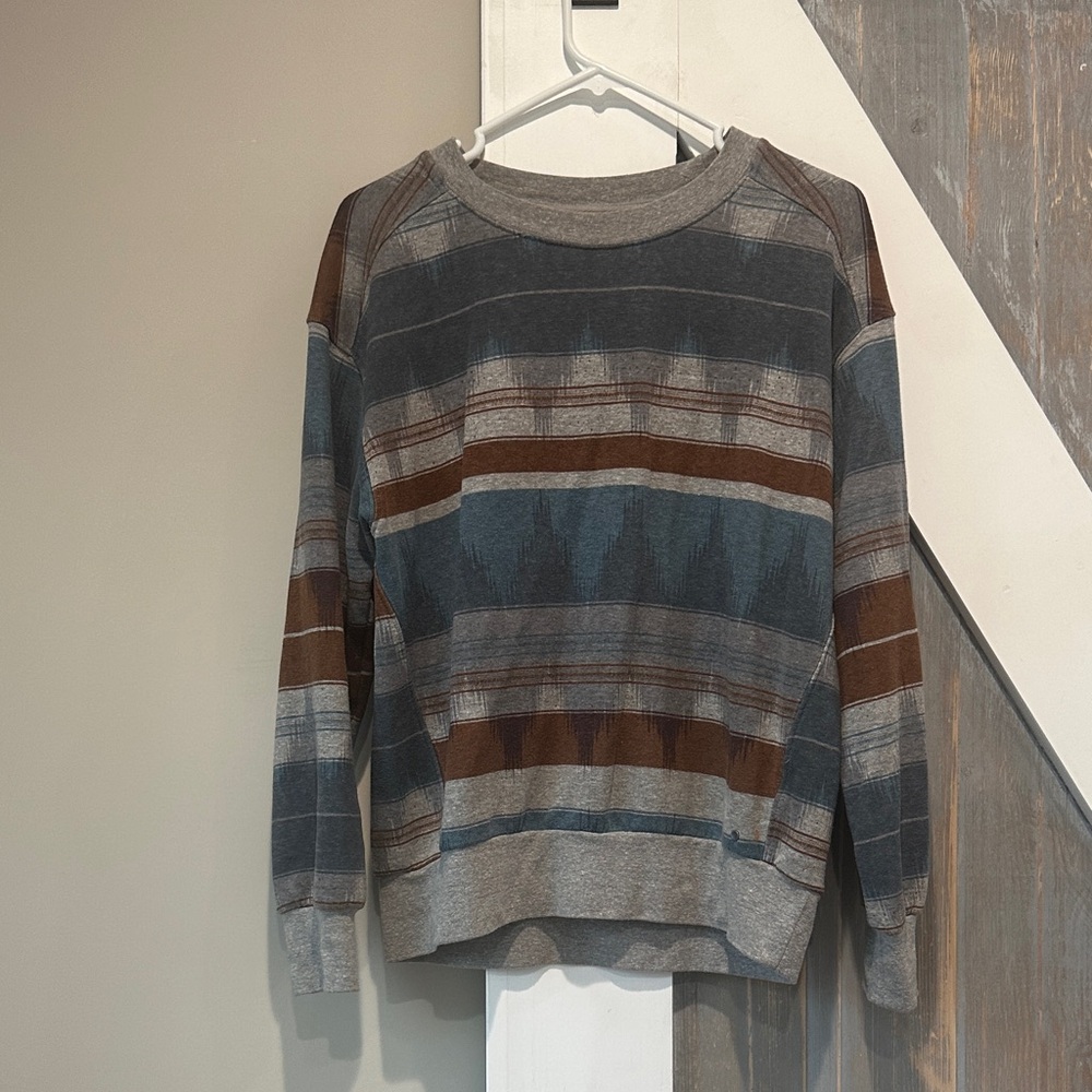 Prana Crewneck Sweatshirt - Blue, Brown,